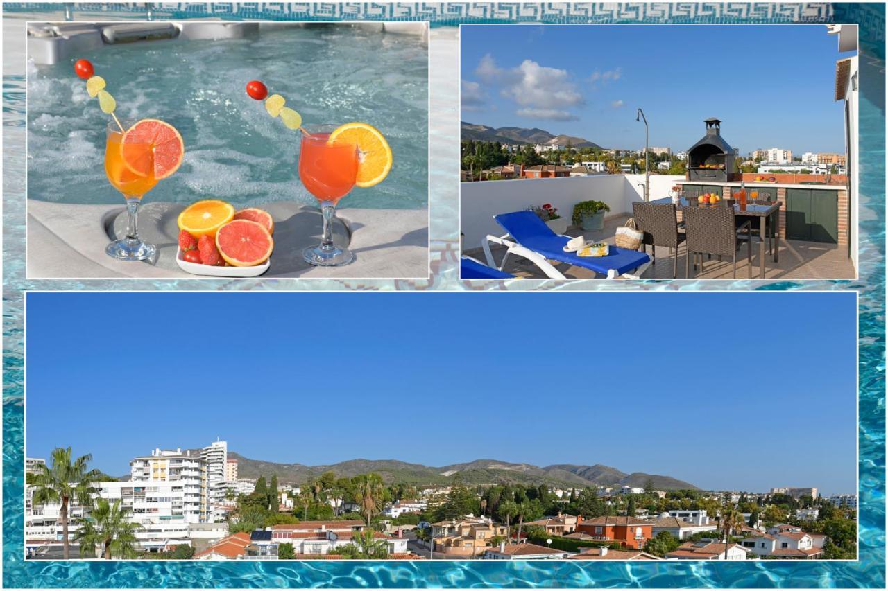 Isla De Benalmadena 1, Jacuzzi, 80M From The Sea, Ac, Bbq, Private Parking, Big Terrace Apartment Exterior foto